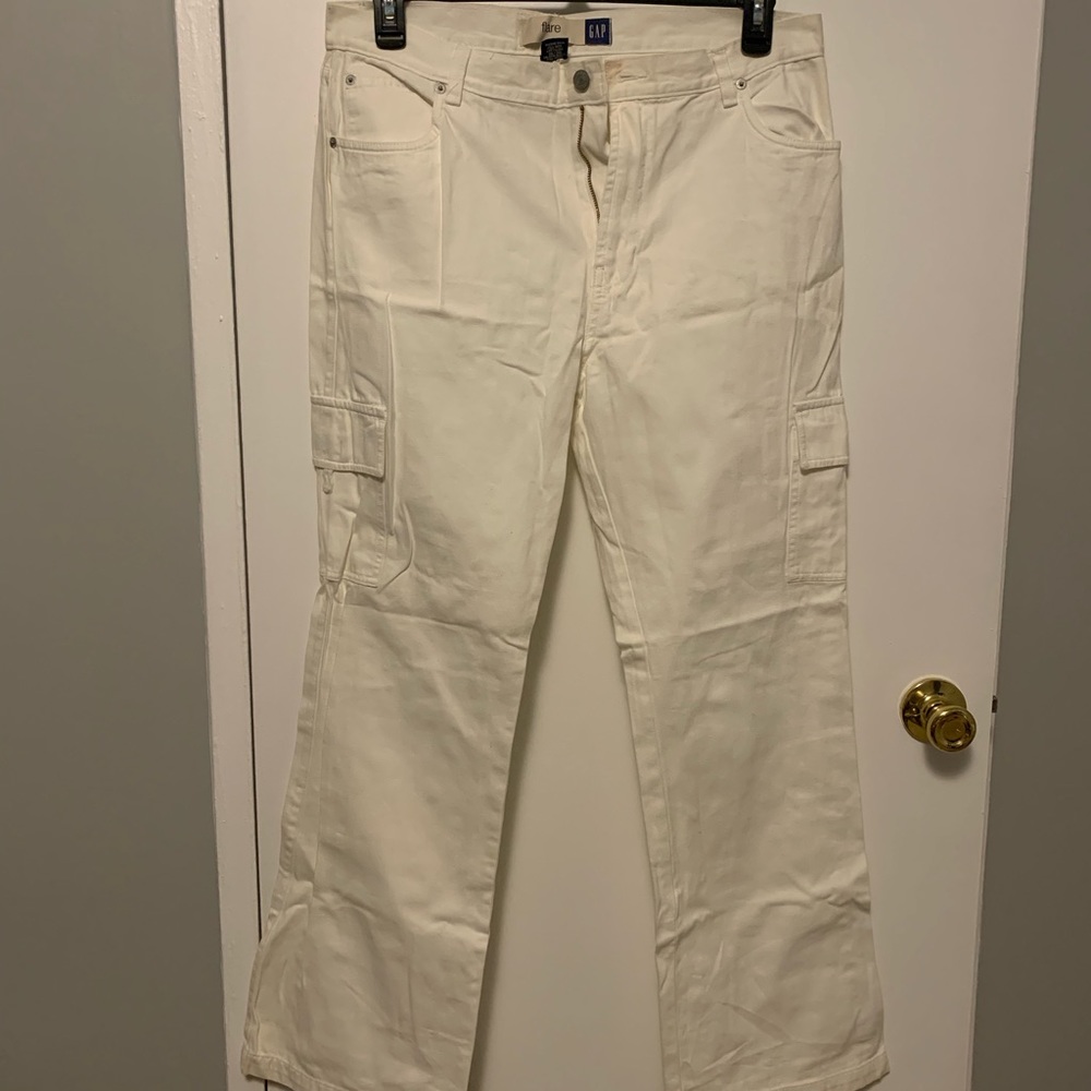 NWT Gap Flare White Jeans